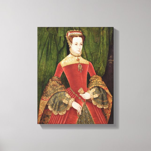 Portrait einer Frau, 16 Jahre alt, zuvor identifiz Leinwanddruck (Vorderseite)