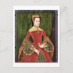 Portrait einer Frau, 16 Jahre alt, zuvor identifiz Postkarte