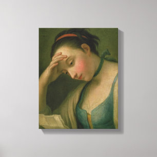 Portrait einer Frau 2 Leinwanddruck