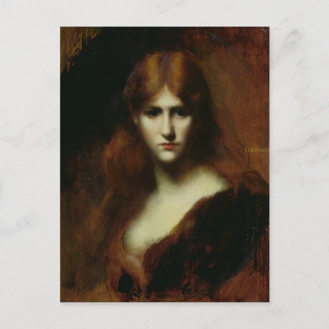 Portrait einer Frau 2 Postkarte (Vorderseite)