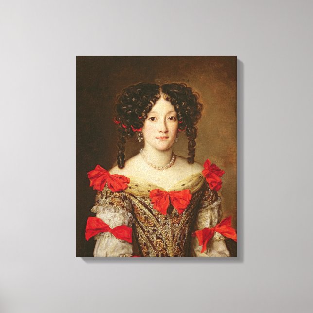 Portrait einer Frau 3 Leinwanddruck (Vorderseite)