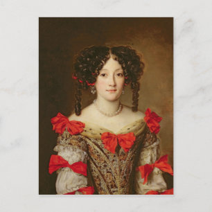 Portrait einer Frau 3 Postkarte