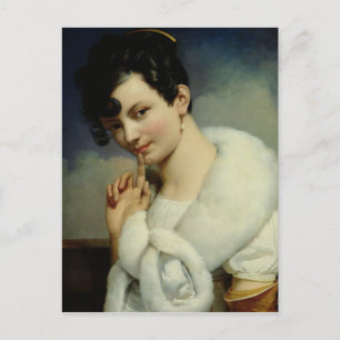 Portrait einer Frau 3 Postkarte