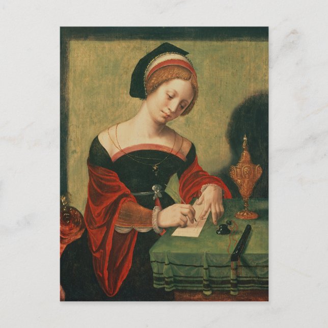 Portrait einer Frau als Magdalen Postkarte (Vorderseite)
