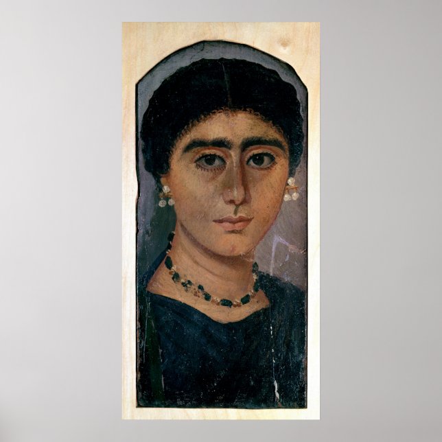 Portrait einer Frau aus Fayum, 1.-4. Jahrhundert Poster (Vorne)