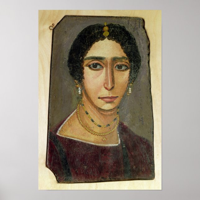 Portrait einer Frau aus Fayum, 1.-4. Jahrhundert Poster (Vorne)