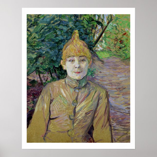 Portrait einer Frau, möglicherweise der französisc Poster (Vorne)