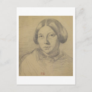Portrait einer Frau, möglicherweise George Sand (1 Postkarte