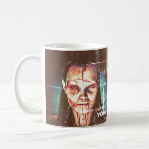 Portrait einer Frau. Personalisiert Kaffeetasse