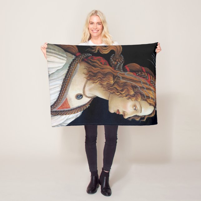 Portrait einer Frau, Sandro Botticelli Fleecedecke (Beispiel)