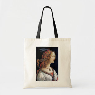 Portrait einer Frau, Sandro Botticelli Tragetasche