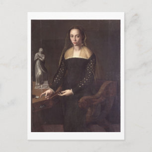 Portrait einer Gentlefrau, 1559 (Öl auf Tafel) Postkarte