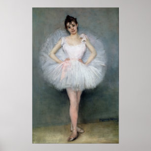 Portrait einer jungen Ballerina Poster