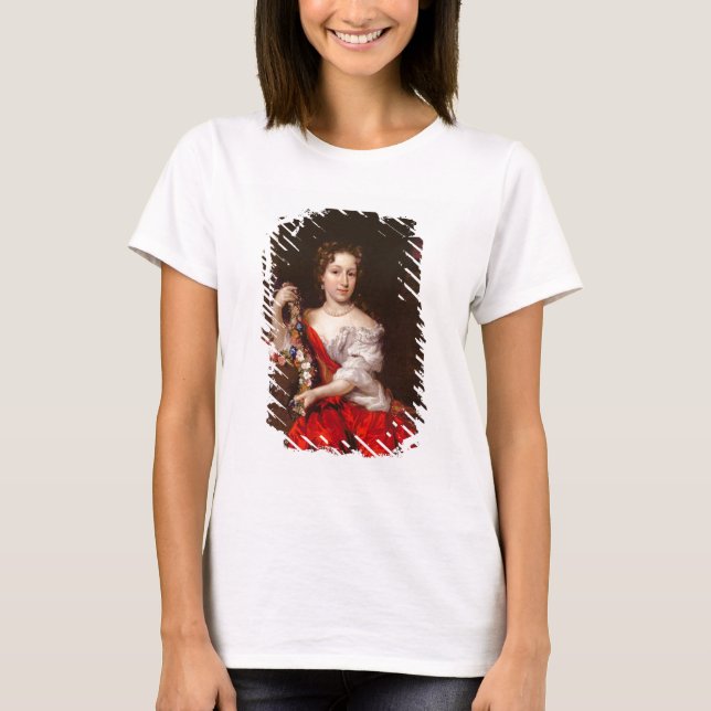 Portrait einer jungen Dame (Öl auf Leinwand) T-Shirt (Vorderseite)