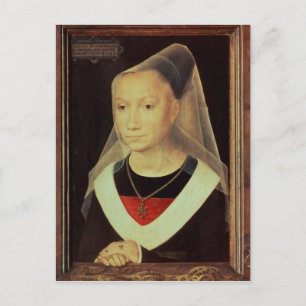 Portrait einer jungen Frau, 1480 Postkarte