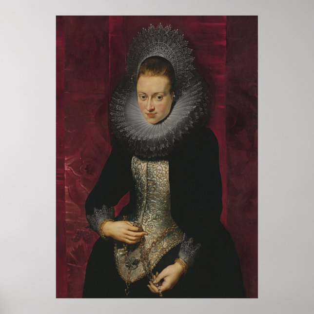 Portrait einer jungen Frau Poster (Vorne)