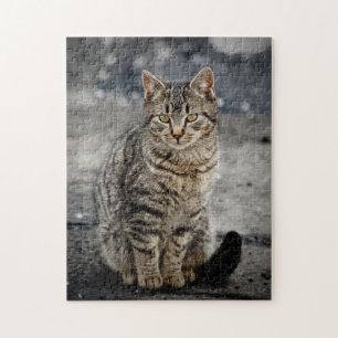 Portrait einer Katze Puzzle