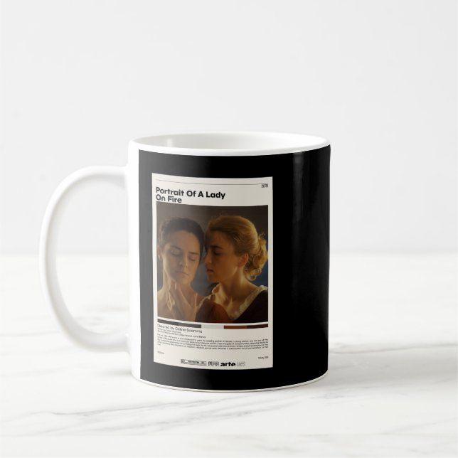 Portrait einer Lady on Fire | Céline Sciamma, Mini Kaffeetasse (Links)