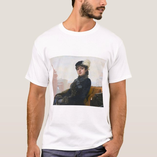 Portrait einer unbekannten Frau, Ivan Kramskoi T-Shirt (Vorderseite)