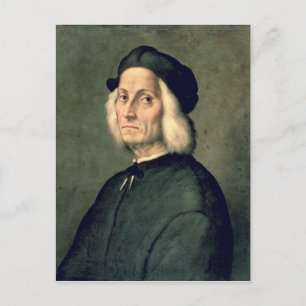 Portrait eines alten Mannes Postkarte