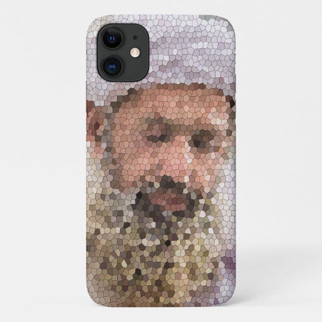 Portrait eines älteren Afghanen Case-Mate iPhone Hülle (Rückseite)