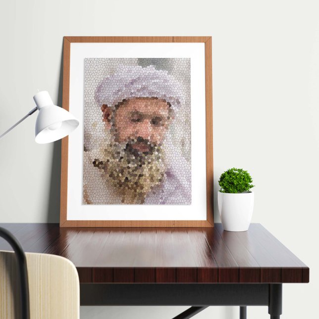 Portrait eines älteren Afghanen Poster (Von Creator hochgeladen)