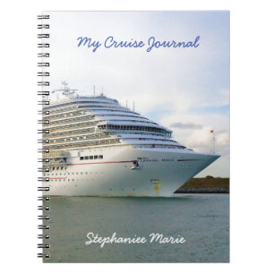 Portrait eines Bow Personalisiert Cruise Journal Notizblock