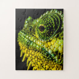 Portrait eines Chamäleons Puzzle