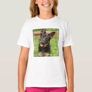 Portrait eines deutschen Hirten T-Shirt
