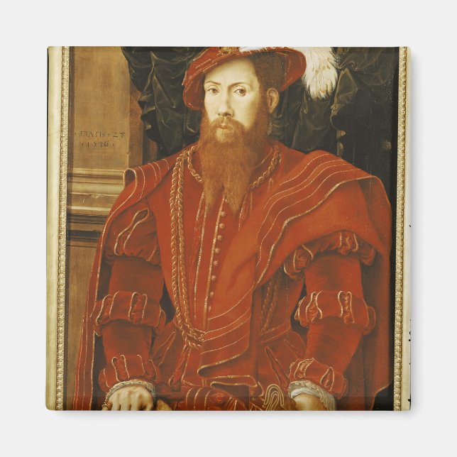 Portrait eines Gentleman des Englischen Gerichts Magnet (Vorne)