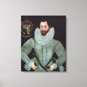 Portrait eines Gentleman of the Weaver Family c160 Leinwanddruck