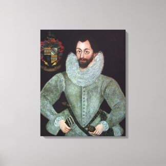 Portrait eines Gentleman of the Weaver Family c160 Leinwanddruck