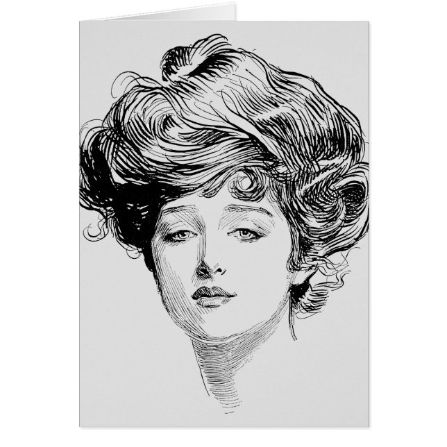 Portrait eines Gibson Girl, 1900 (Vorne)