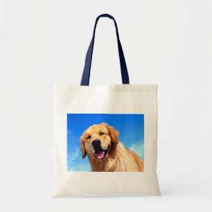 Portrait eines Golden Retriever Tieres Tragetasche