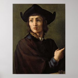 Portrait eines Goldsmith Poster