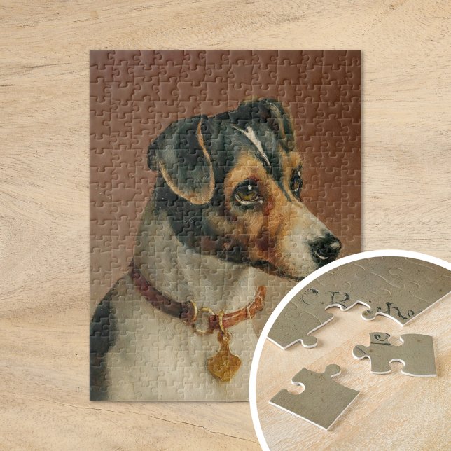 Portrait eines Jacks Russel Terrier | Carl Reicher Puzzle (Von Creator hochgeladen)