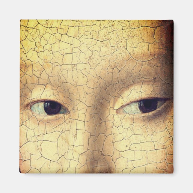 Portrait eines jungen Mädchens (Detail) Magnet (Vorne)