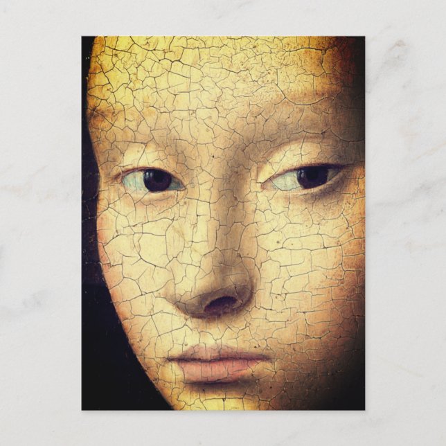 Portrait eines jungen Mädchens (Detail) Postkarte (Vorderseite)