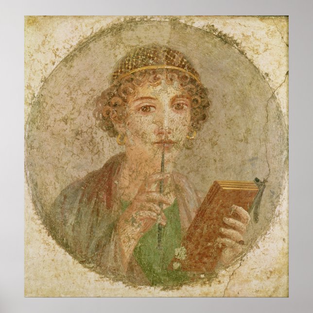 Portrait eines jungen Mädchens Poster (Vorne)