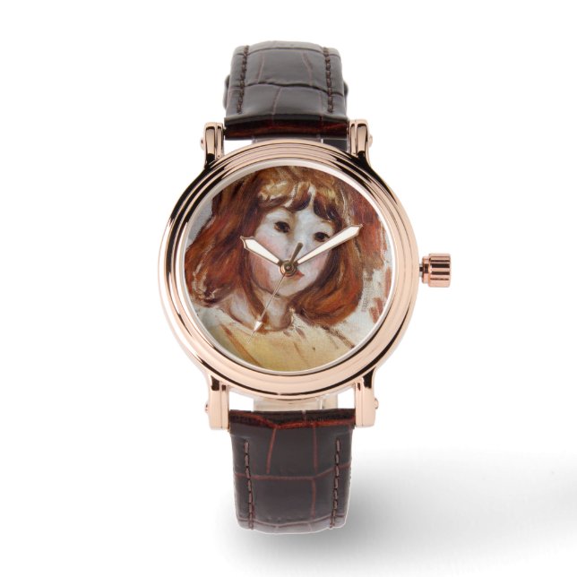 Portrait eines jungen Mädchens (von Berthe Morisot Armbanduhr (Vorderseite)