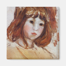 Portrait eines jungen Mädchens (von Berthe Morisot Magnet