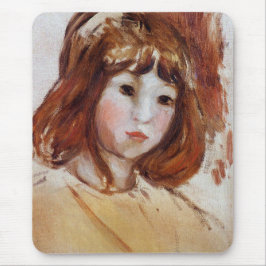 Portrait eines jungen Mädchens (von Berthe Morisot Mousepad