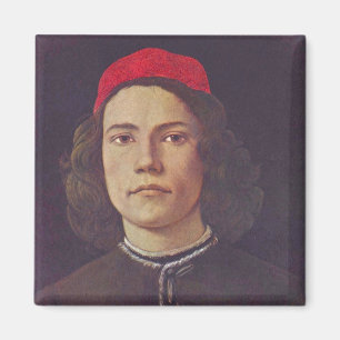 Portrait eines jungen Mannes Magnet