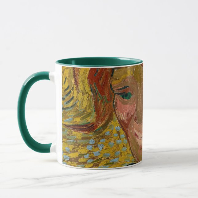 Portrait eines jungen Mannes mit Cornflower, Van G Tasse (Links)