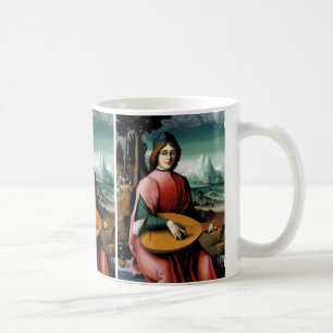 Portrait eines jungen Mannes mit einer Lute Tasse