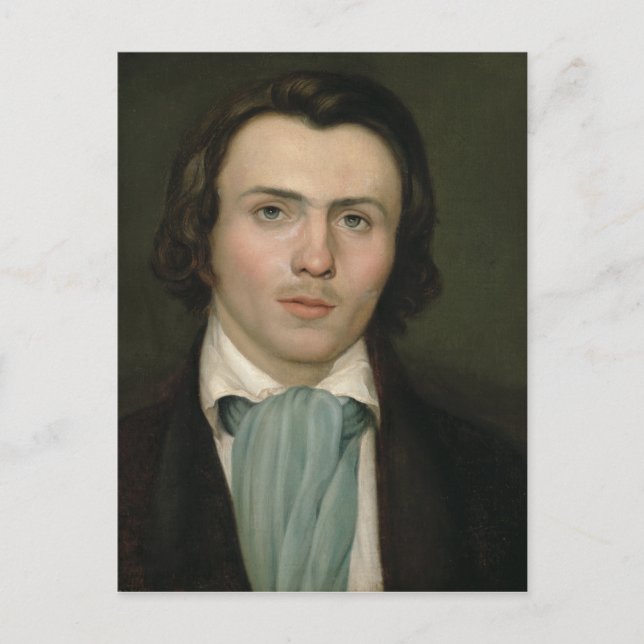 Portrait eines jungen Mannes Postkarte (Vorderseite)