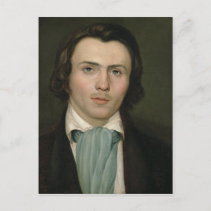 Portrait eines jungen Mannes Postkarte