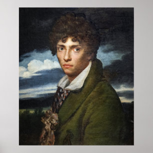 Portrait eines jungen Mannes von David Poster