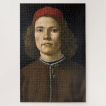 Portrait eines jungen Mannes (von Sandro Botticell