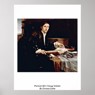 Portrait eines jungen Wissenschaftlers von Lorenzo Poster